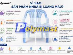 VÌ SAO SẢN PHẨM NHỰA BỊ LOANG MÀU?
